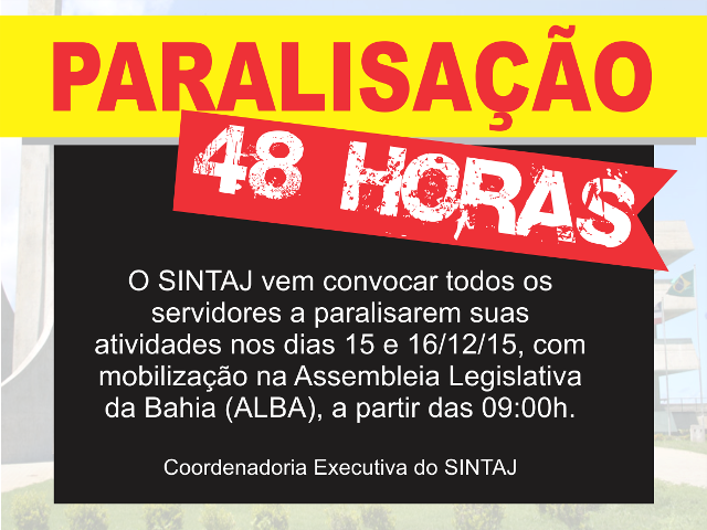 Paralisação 48h dez